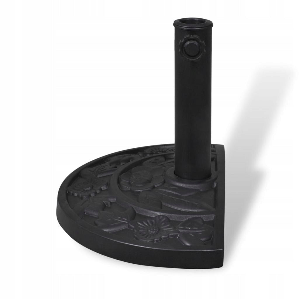 UMBRELLA BASE STEEL SEMICIRCULAR 50 x 33 cm Manufacturer VidaXL