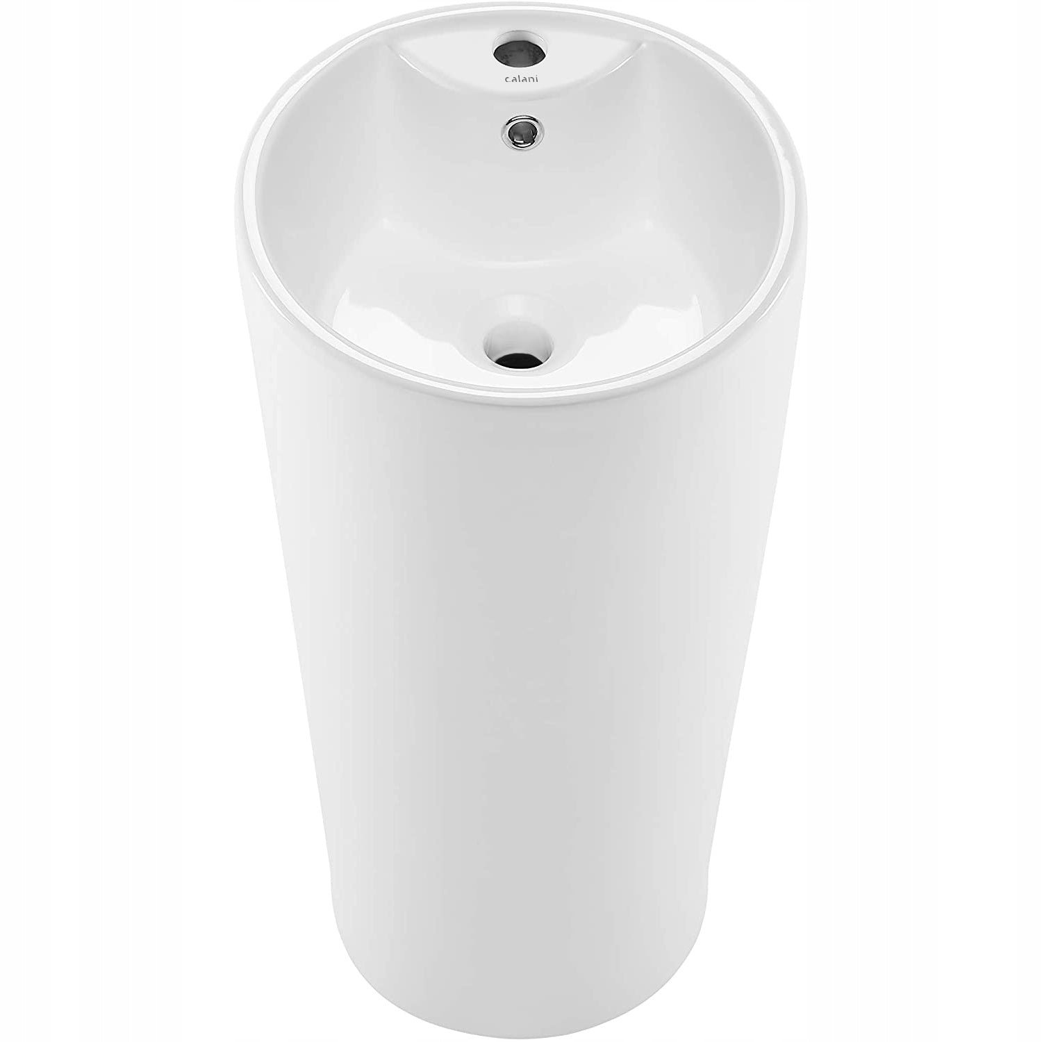 Aida stovintis praustuvas, baltas