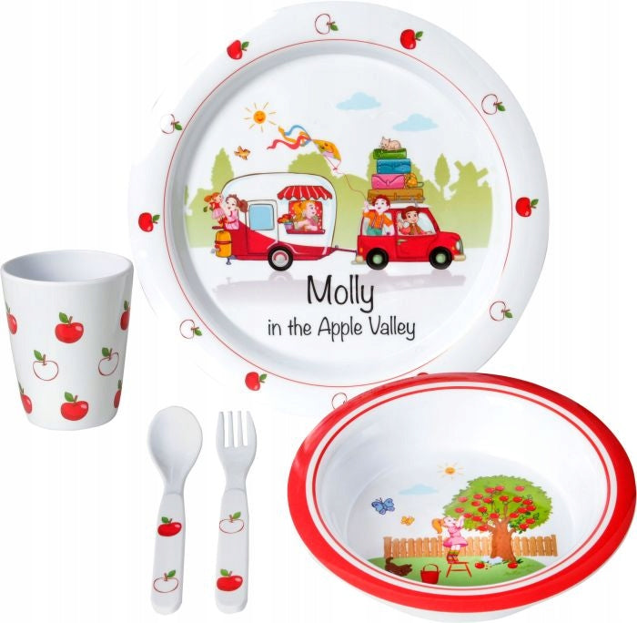 UNBREAKABLE Dishes and Cutlery Molly Kids Girl 3+ Brunner