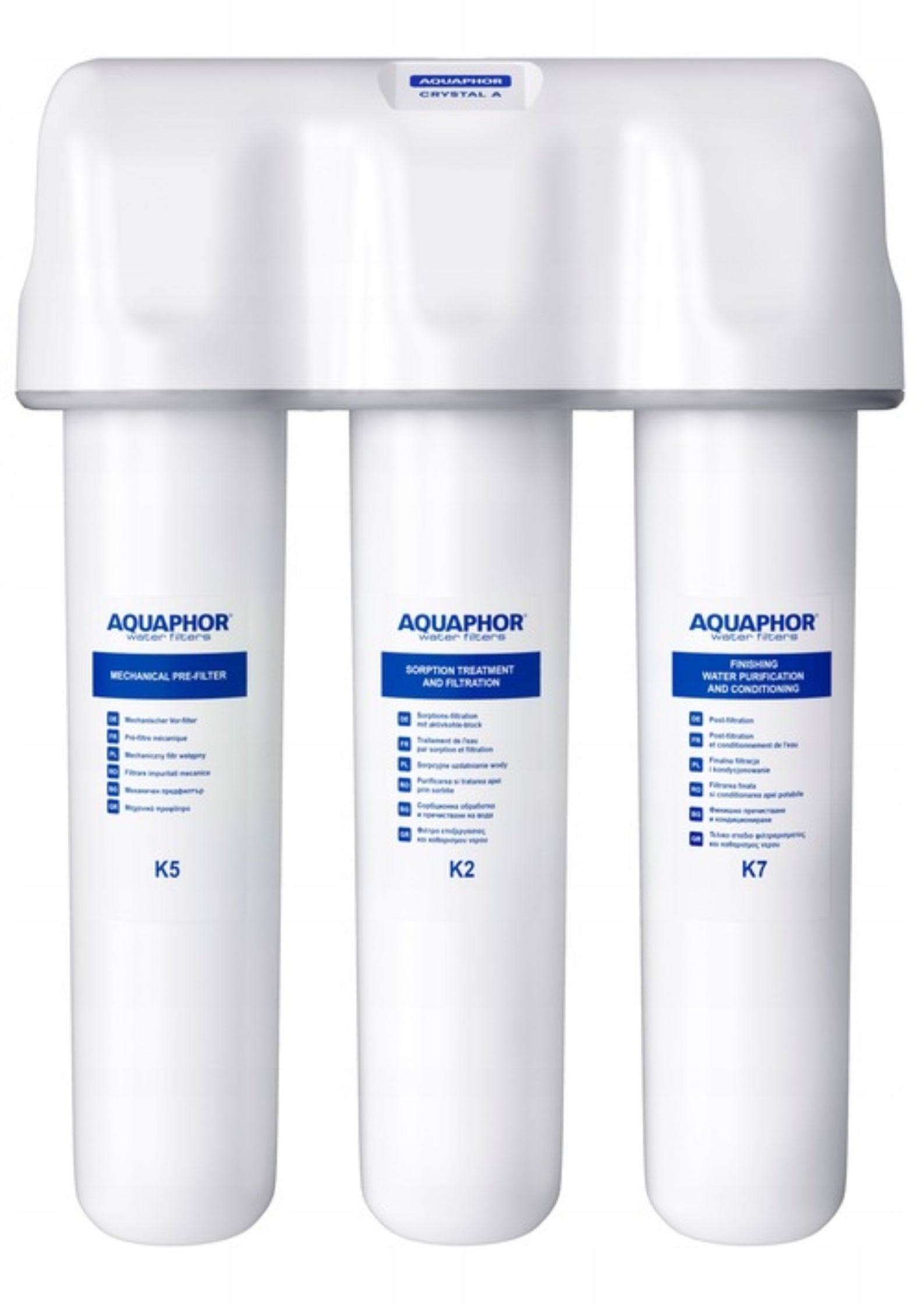 UNDER-SINK FILTER COMPACT AQUAPHOR CRYSTAL A WITH KITCHEN FAUCET Brand Aquaphor