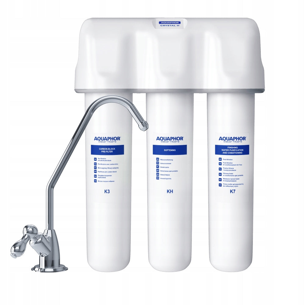 UNDER-SINK KITCHEN WATER FILTER AQUAPHOR CRYSTAL H SOFTENING Packaging status original