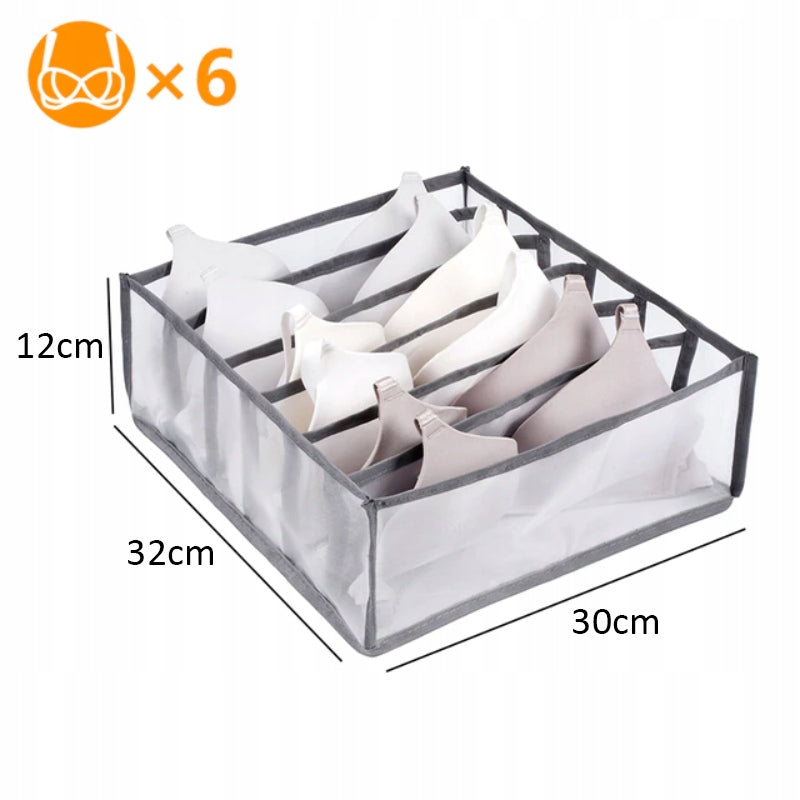 UNDERWEAR ORGANIZER PARTITION BRAS FOR CLOSET DRAWER COMPARTMENTS Product height 12 cm