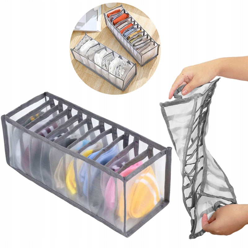 UNDERWEAR ORGANIZER PARTITION SOCKS FOR DRAWER CLOSET 11 COMPARTMENTS