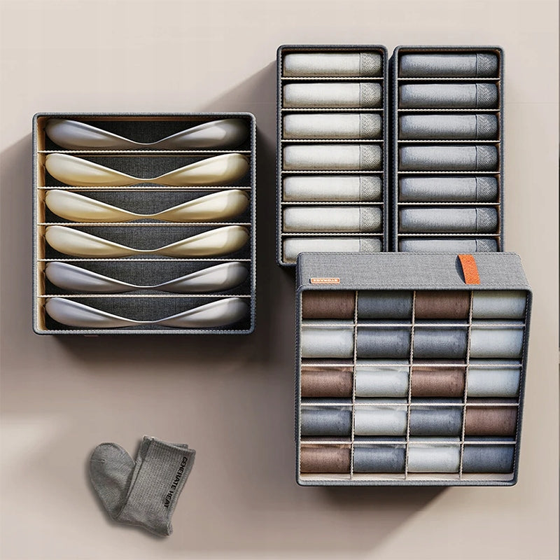 UNDERWEAR ORGANIZER PARTITION SOCKS FOR DRAWER CLOSET 7 COMPARTMENTS Packaging status original