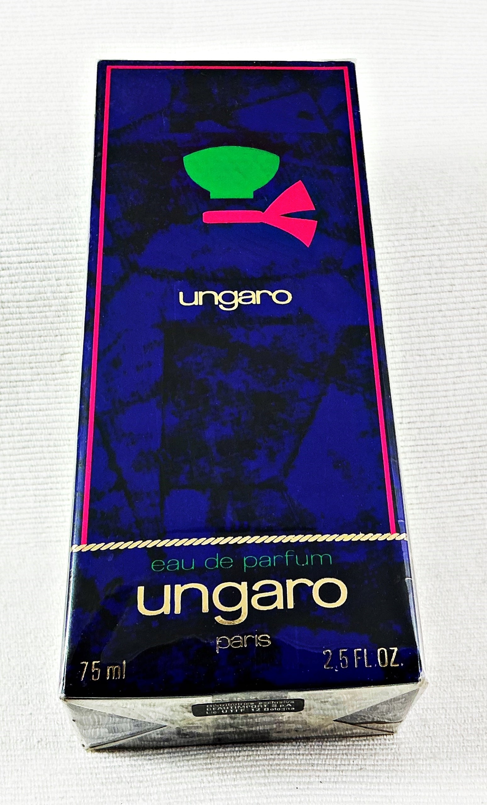 UNGARO BY UNGARO CLASSIC 75 ML EAU DE PARFUM UNIQUE Packaging status original