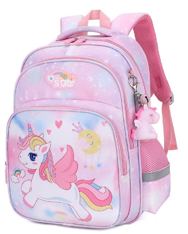 UNICORN SCHOOL BACKPACK SATCHEL + KEYCHAIN A4 EAN (GTIN) 5904181184830