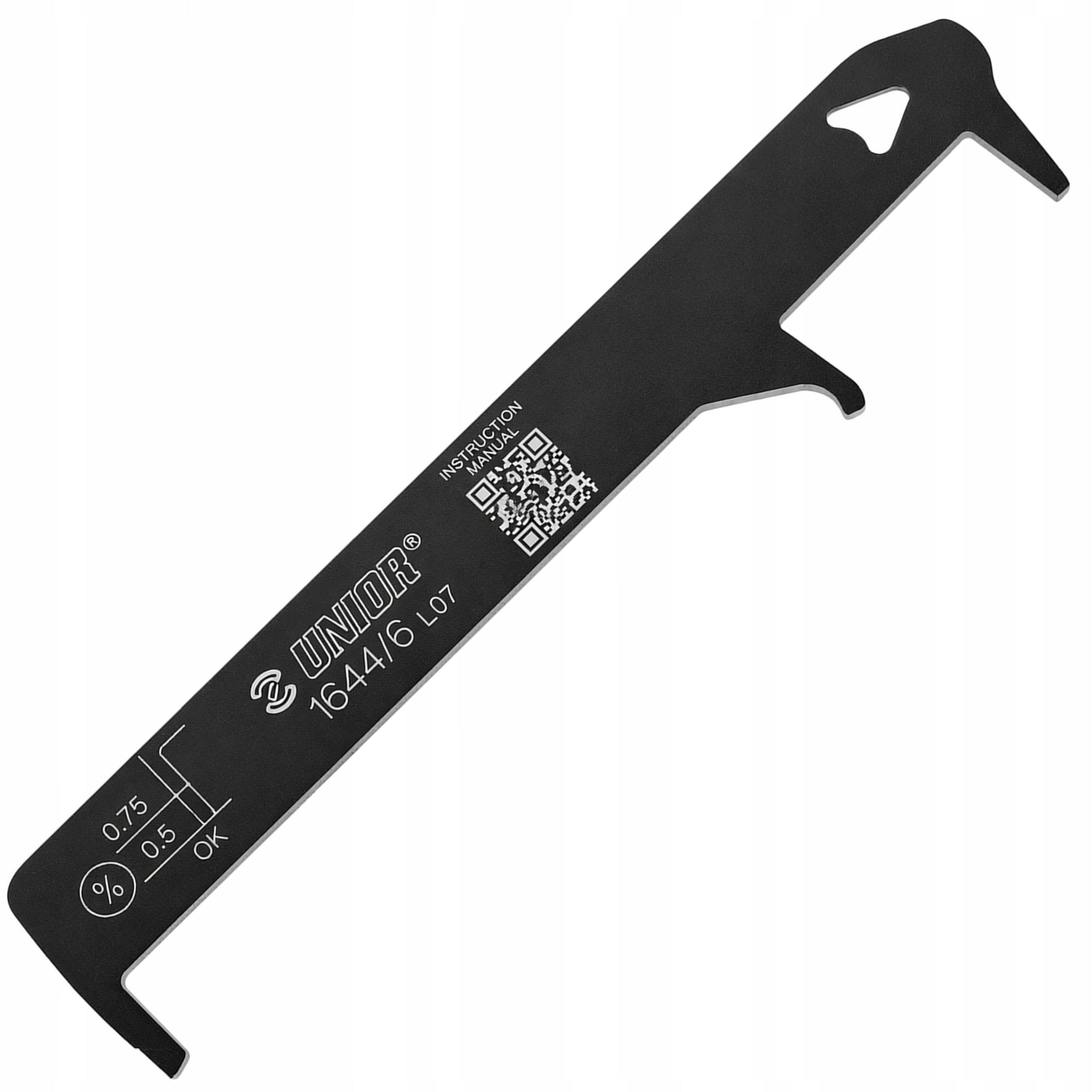 UNIOR GAUGE FOR CHECKING CHAIN WEAR 0,5/0,75% 1644/6