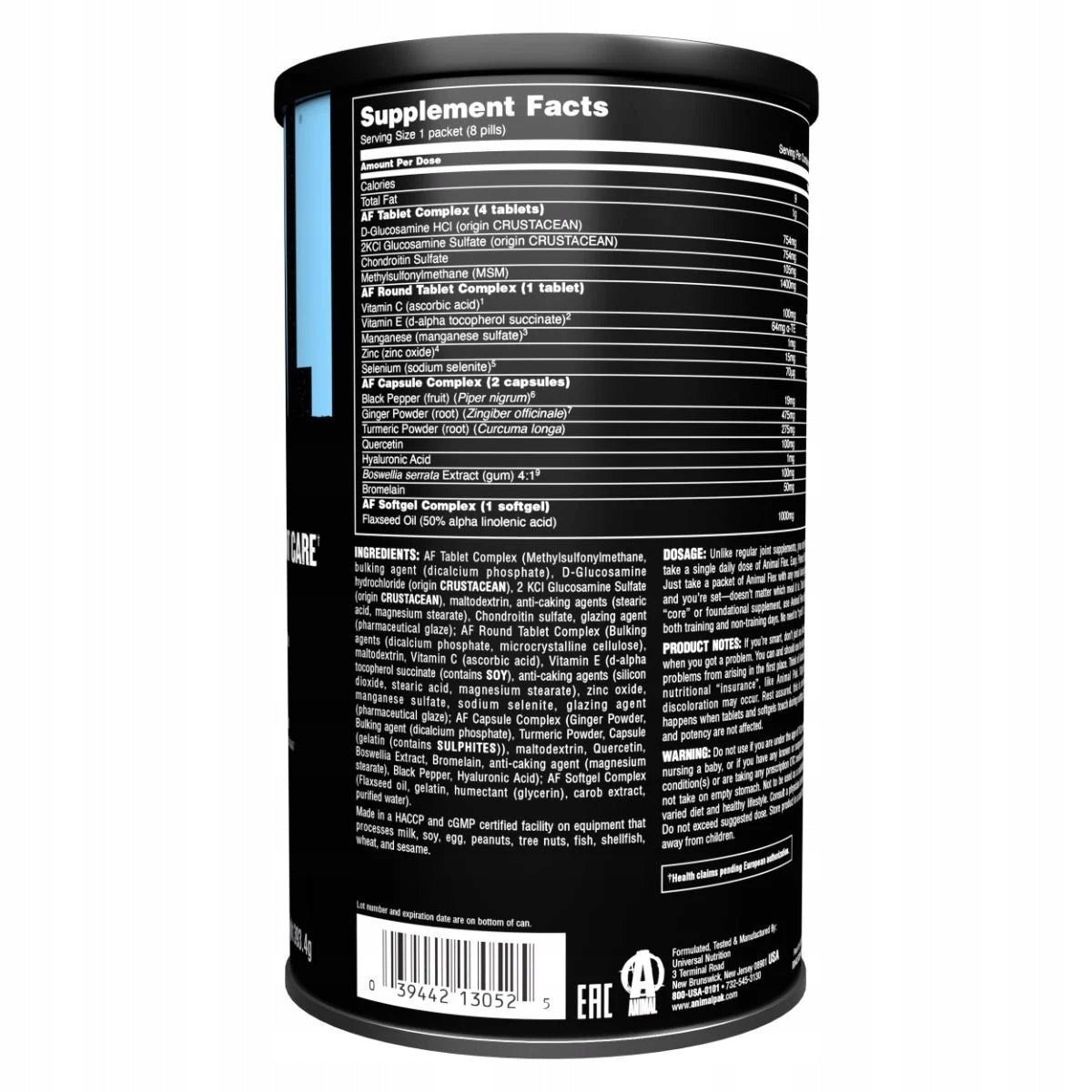UNIVERSAL ANIMAL FLEX 44 sasz STRONG Joints Inflammation Tendons Regeneration Expiration date not specified