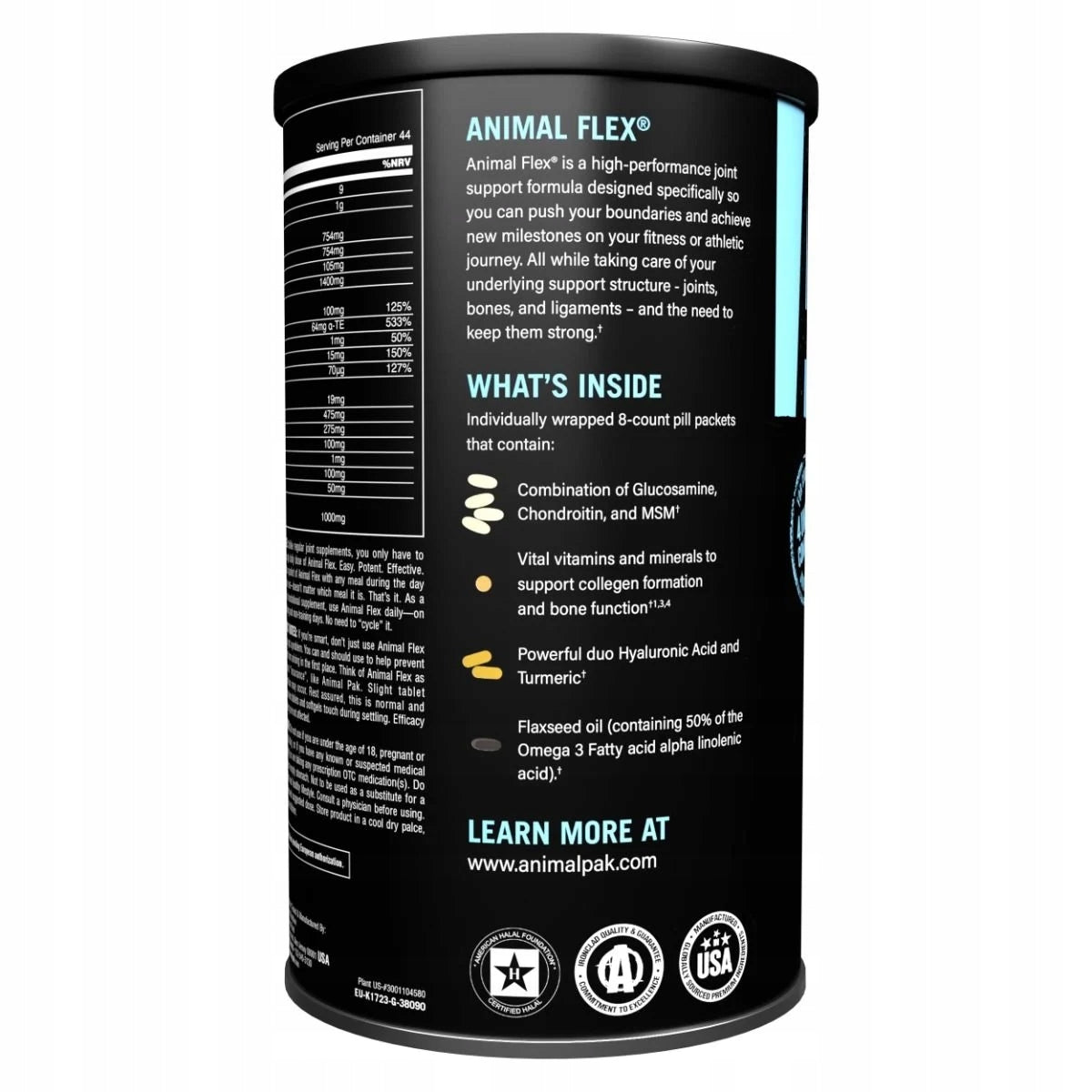 UNIVERSAL ANIMAL FLEX 44 sasz STRONG Joints Inflammation Tendons Regeneration Packaging status original