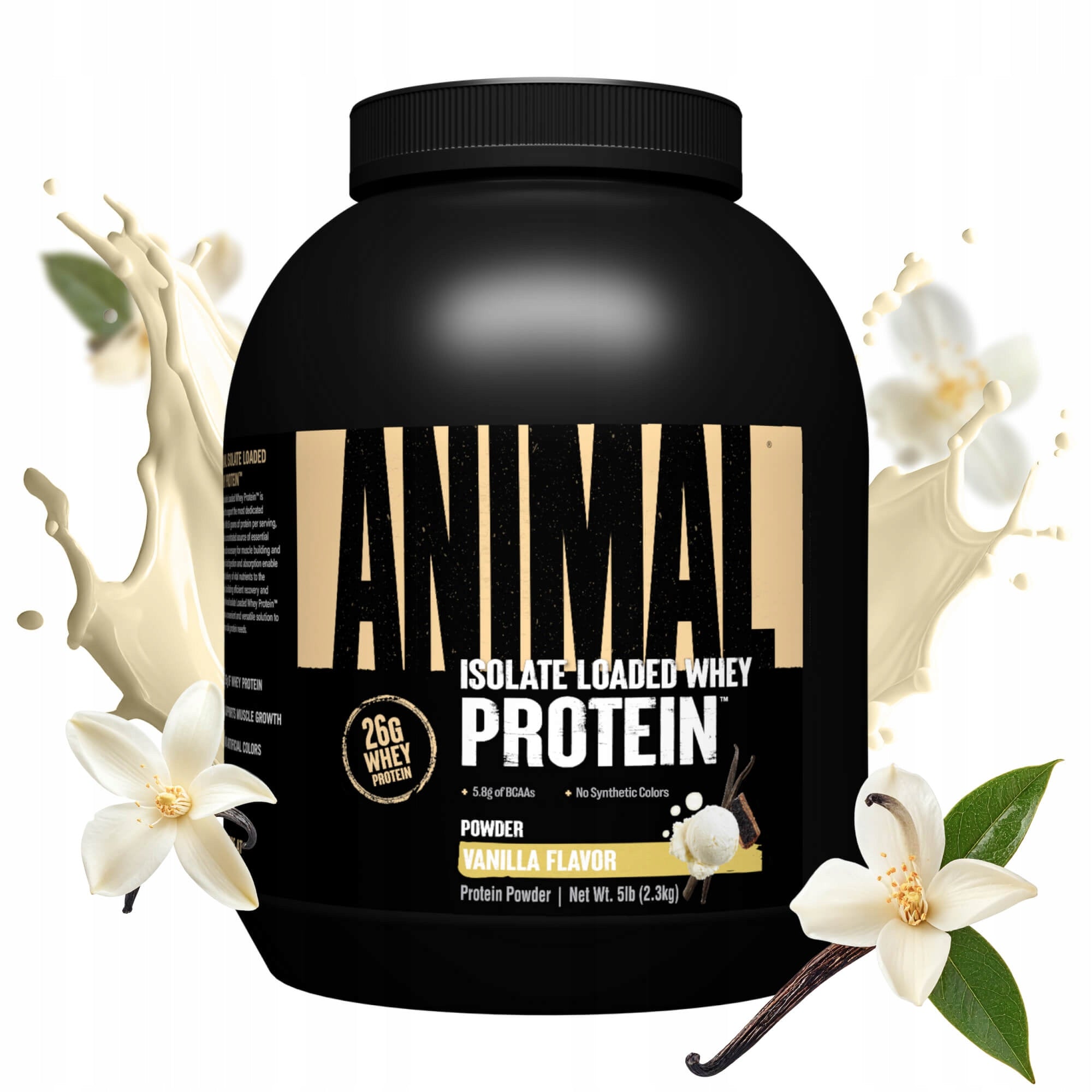 UNIVERSAL ANIMAL ISOLATE LOADED WHEY PROTEIN 2300g PROTEIN WPI + WPC ISOLATE