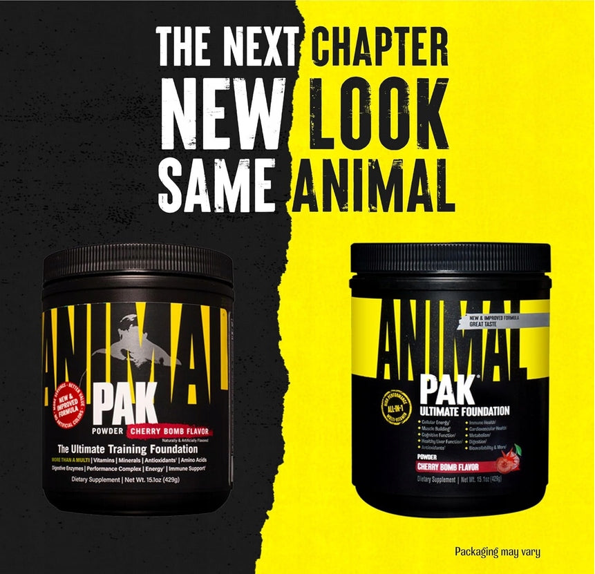 UNIVERSAL ANIMAL PAK POWDER 429G CHERRY BOMB cherry complex vitamins Manufacturer code 6481
