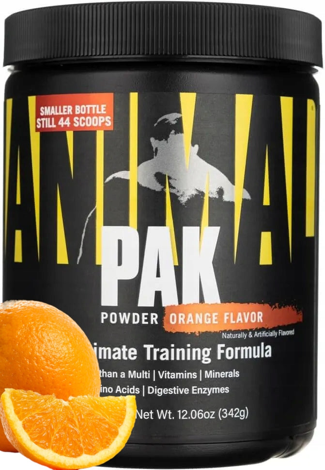 UNIVERSAL Animal Pak Vitamin Complex Minerals Amino Acids 342gram Orange