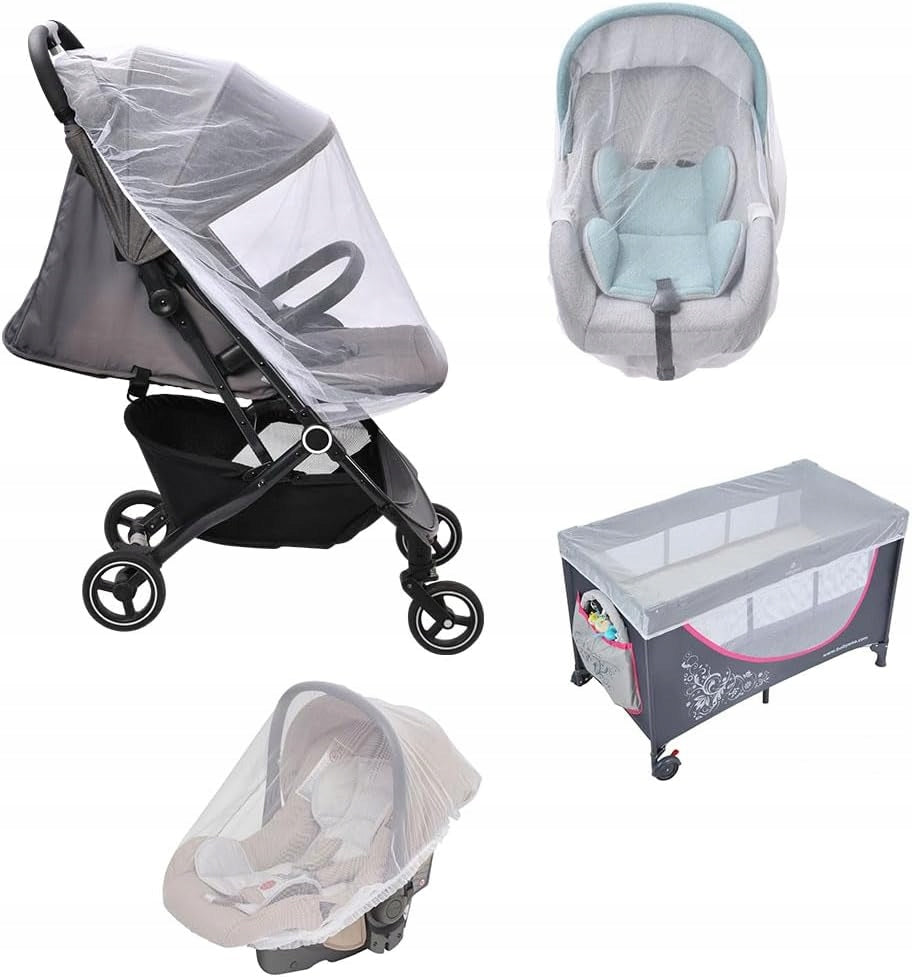 UNIVERSAL BABY MOSQUITO NET FOR STROLLER PROTECTIVE COT PORTABLE