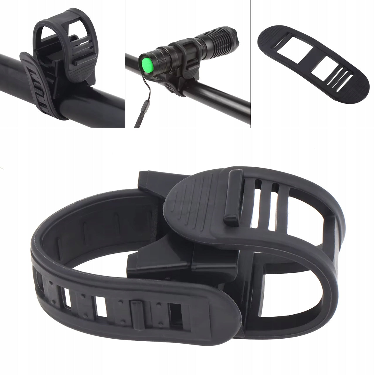 UNIVERSAL BICYCLE FLASHLIGHT HOLDER MOUNTING FLASHLIGHT FOR BICYCLE BAND Manufacturer code FA050