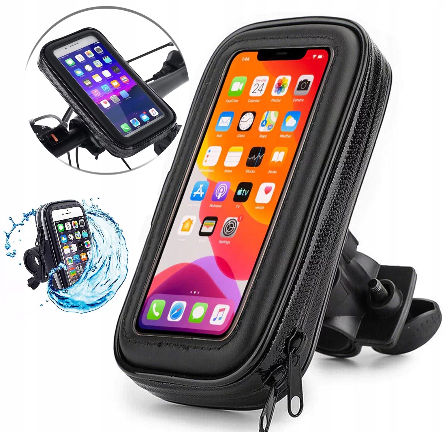 UNIVERSAL BICYCLE PHONE HOLDER WATERPROOF XL