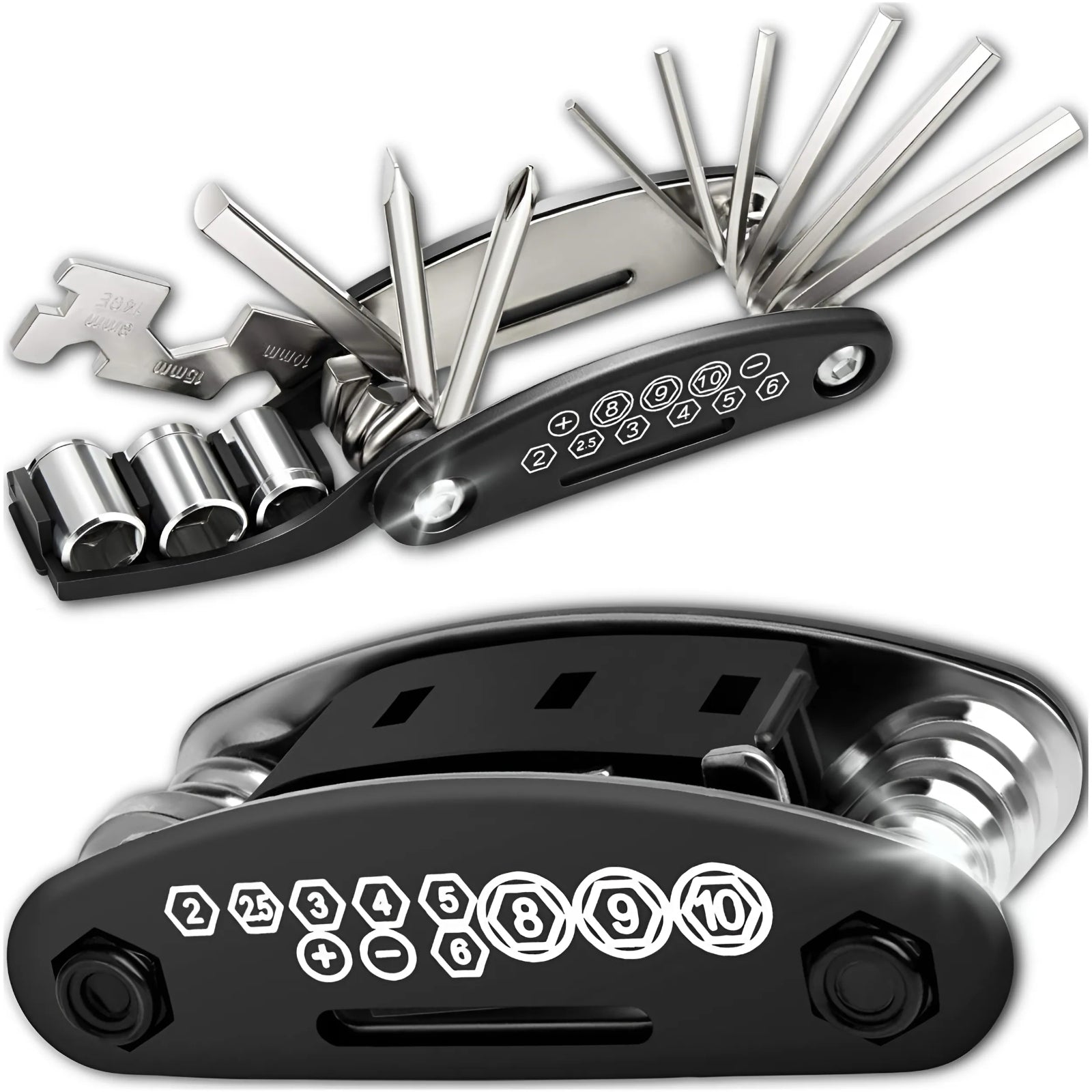 UNIVERSAL BIKE TOOL WRENCH SET 16in1 MULTITOOL Manufacturer code MULTITOOL ROWEROWY ZESTAW KLUCZY MEMFLOW