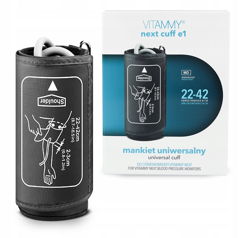 UNIVERSAL BLOOD PRESSURE MONITOR CUFF VITAMMY NEXT CUFF e1 22-42 CM