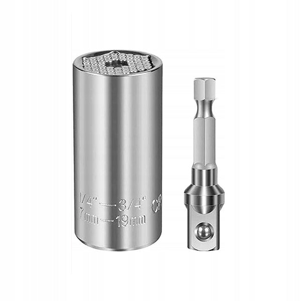 UNIVERSAL CAP SOCKET WRENCH 7-19 mm 1/4 3/4 Manufacturer code 04509
