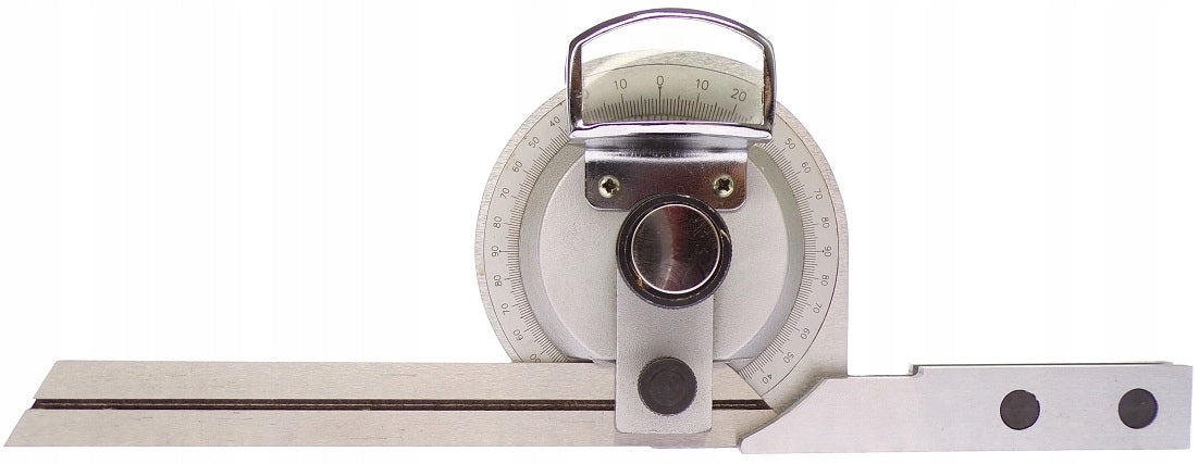 UNIVERSAL DISC PROTRACTOR WITH MAGNIFYING GLASS 0-360 3 ARMS EAN (GTIN) 5905538521049