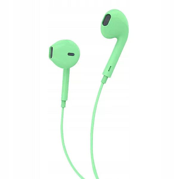 UNIVERSAL HEADPHONES DENMEN JACK 3,5 INCH GREEN IN-EAR DR01 Model other