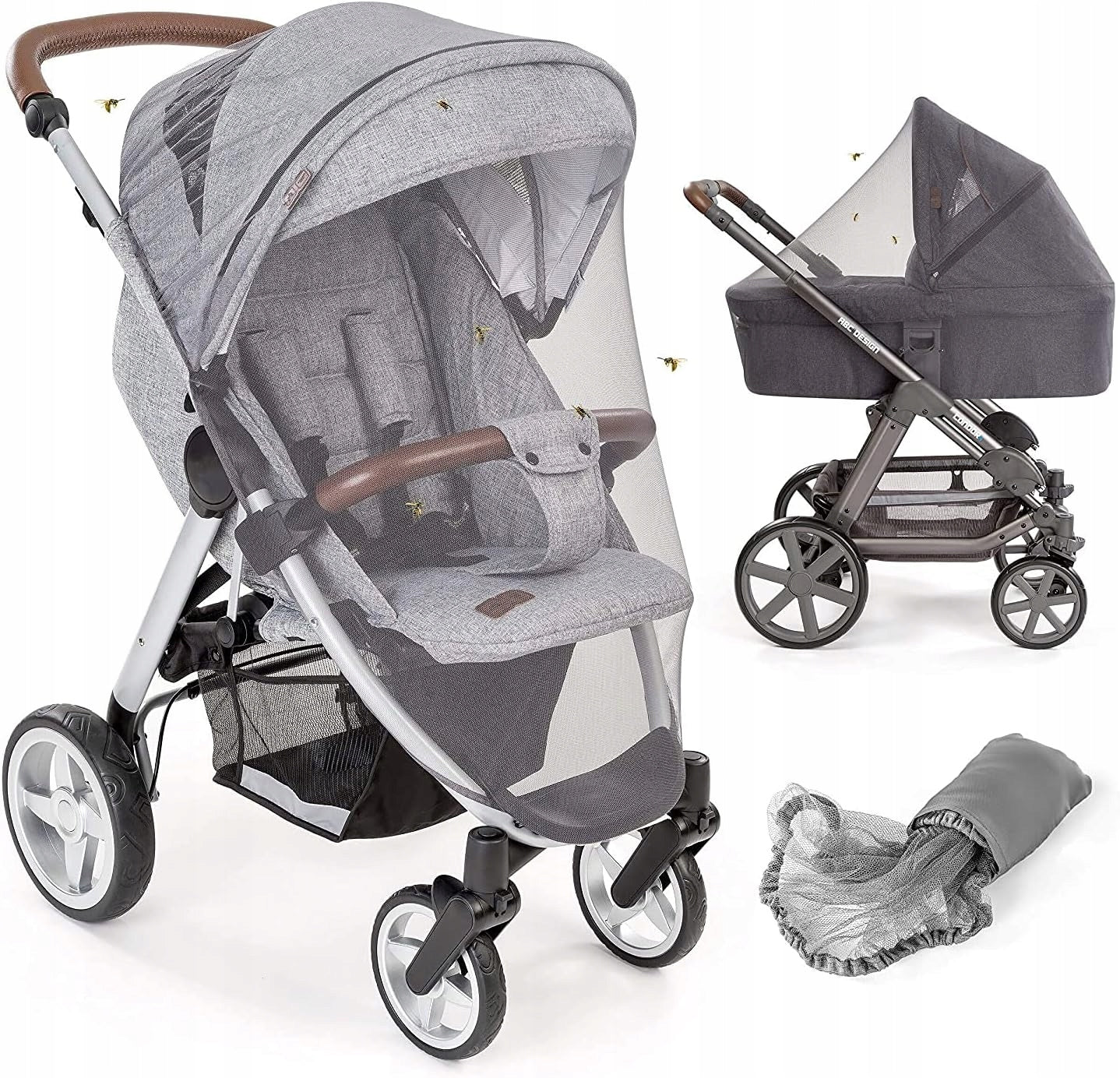 UNIVERSAL INSECT NET FOR BABY STROLLER DELICATE MATERIAL