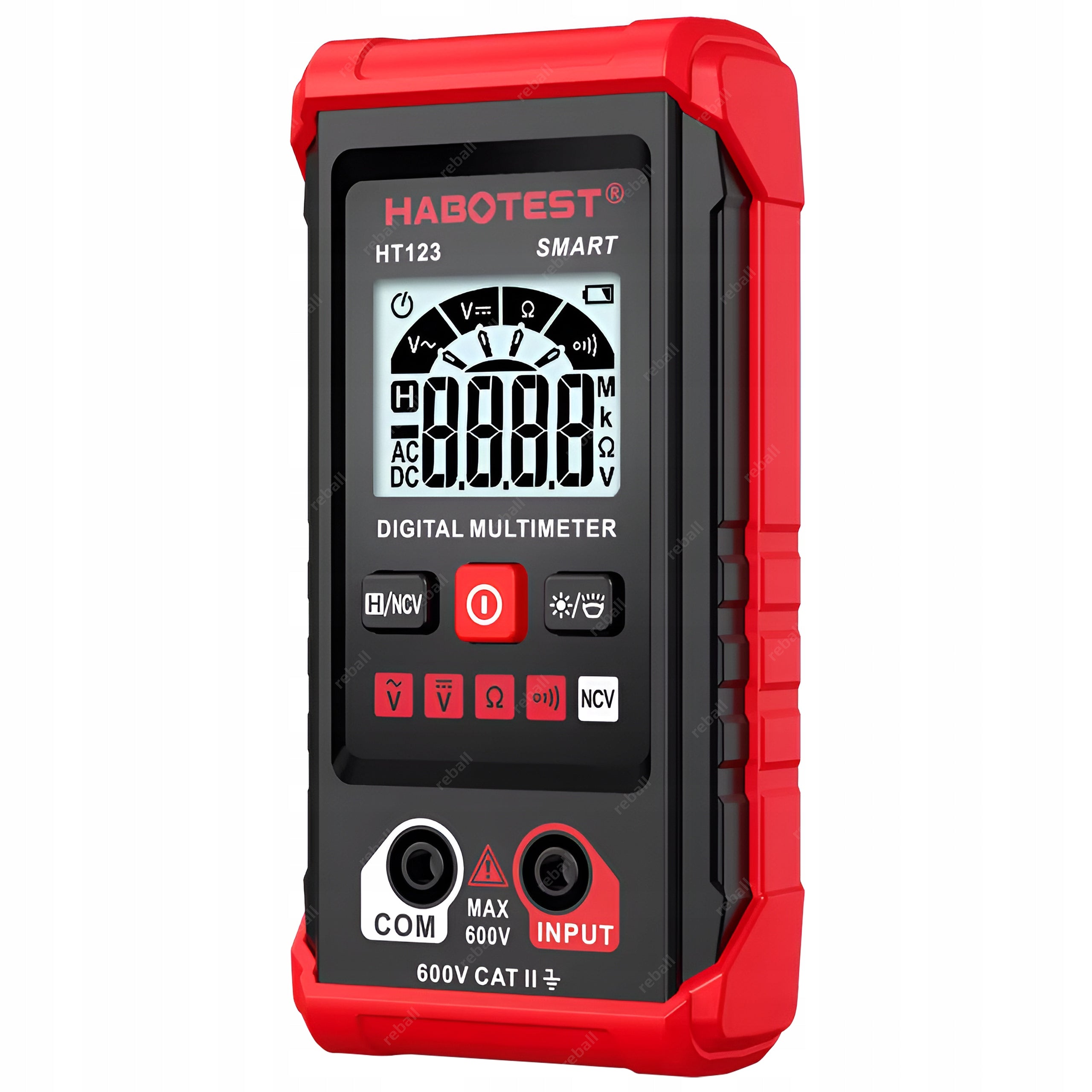 UNIVERSAL MULTIMETER DIGITAL AUTOMATIC VOLTAGE METER HABOTEST HT123 Batteries included no