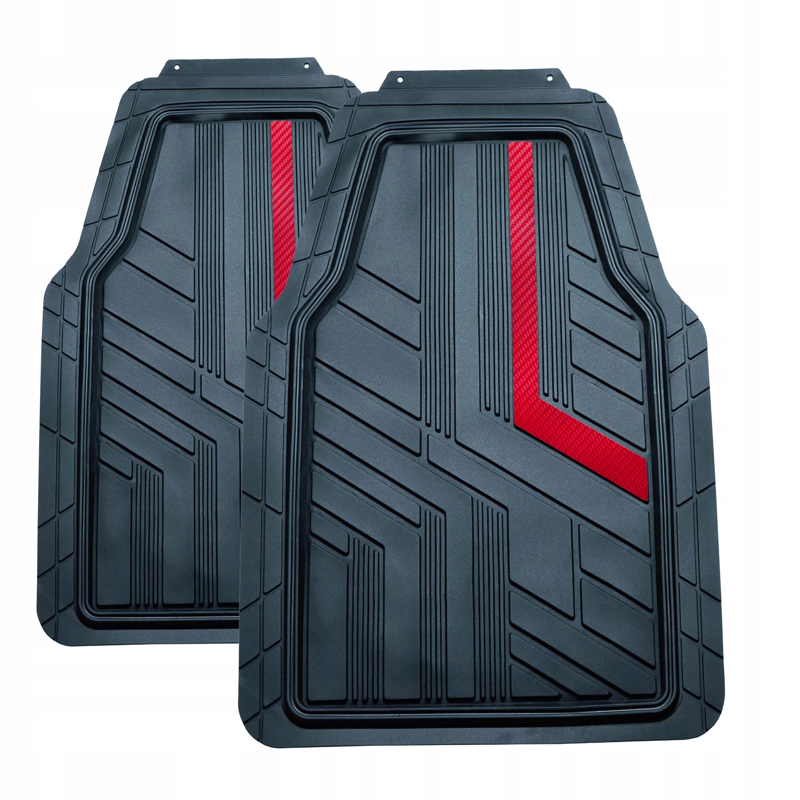 UNIVERSAL NON-SLIP CAR RUBBER RUGS - 2 PIECES Manufacturer's catalog number EPCFM04