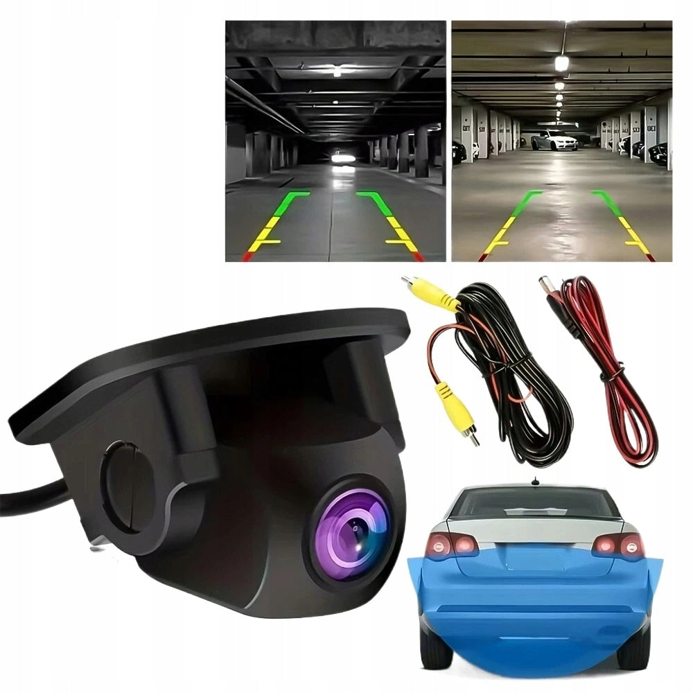 UNIVERSAL REVERSING CAMERA CCD HD TORSIONAL TRAJECTORY DYNAMIC LINES 12V