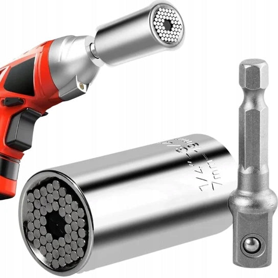UNIVERSAL SOCKET WRENCH CAP 7-19MM 1/4 3/4 WITH ADAPTER Manufacturer code 5904569271046