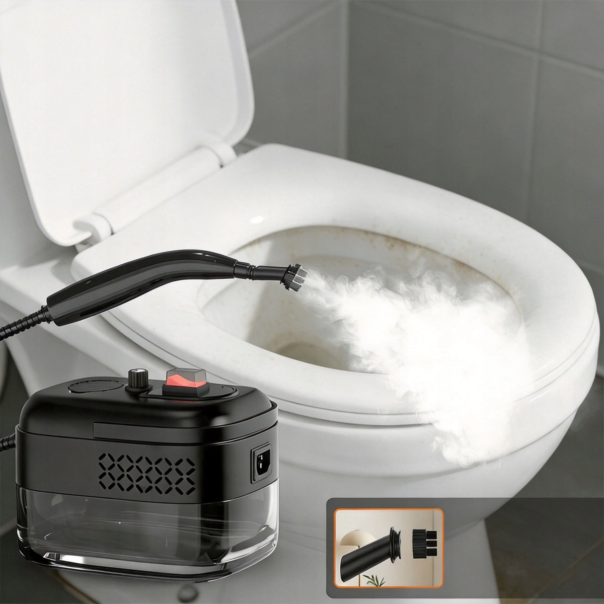 UNIVERSAL STEAM CLEANER 2500W FOR CLEANING WITH VACUUM CLEANER FUNCTION 1400ml. Model 6942278459538