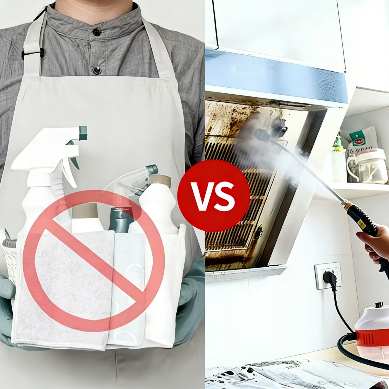 UNIVERSAL STEAM CLEANER 3800W FOR CLEANING WITH VACUUM CLEANER FUNCTION 1000ml Type steam washer