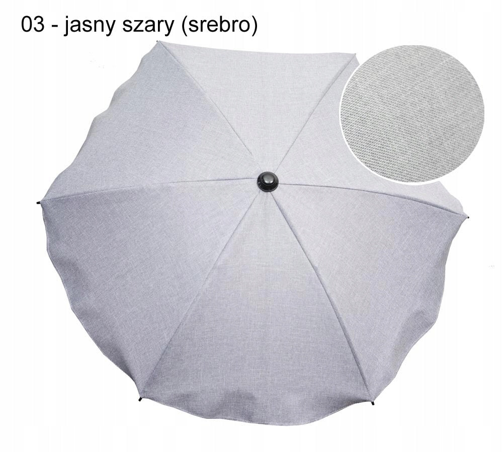 UNIVERSAL SUNSHADE FOR STROLLER LINEN WITH HANDLE UV FILTER 50+ Manufacturer code 3957