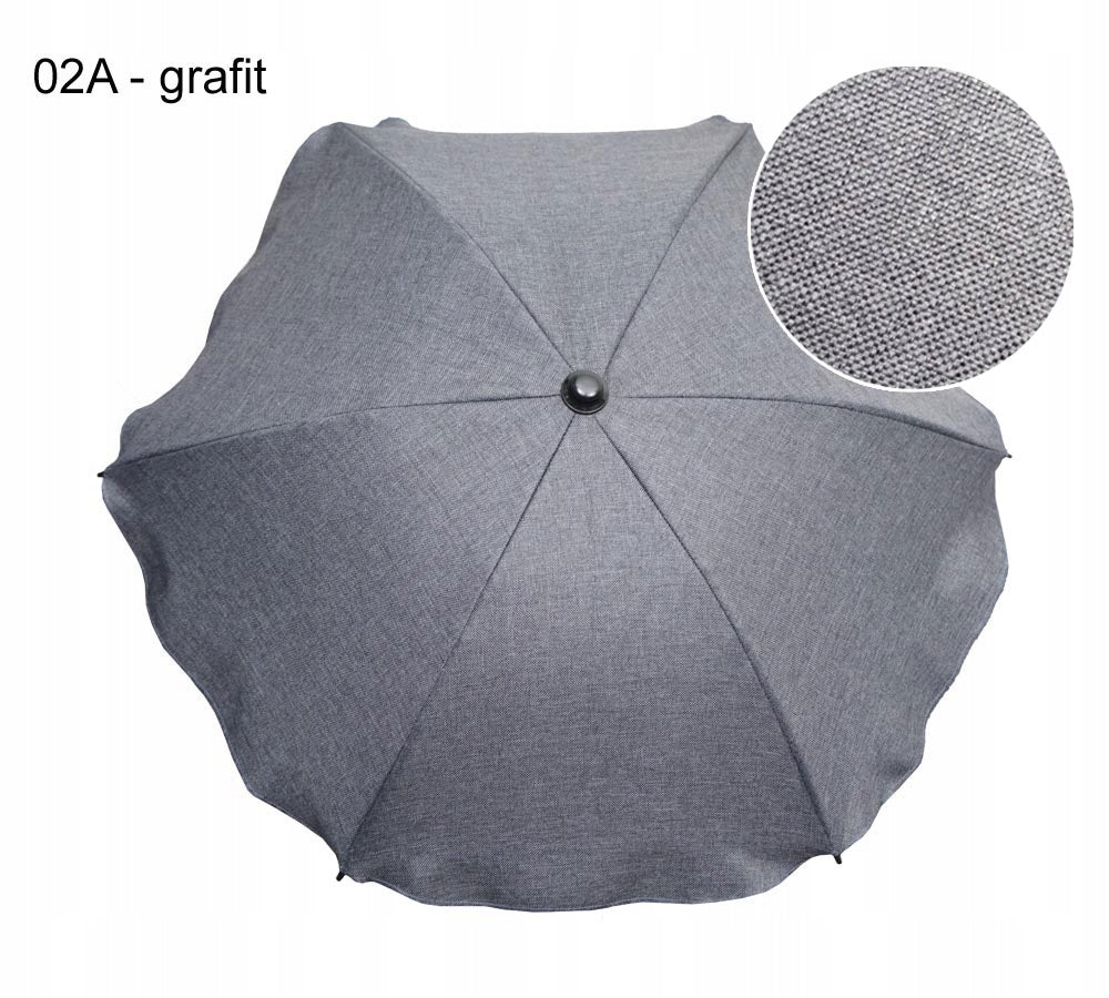 UNIVERSAL SUNSHADE FOR STROLLER LINEN WITH HANDLE UV FILTER 50+ Packaging status original