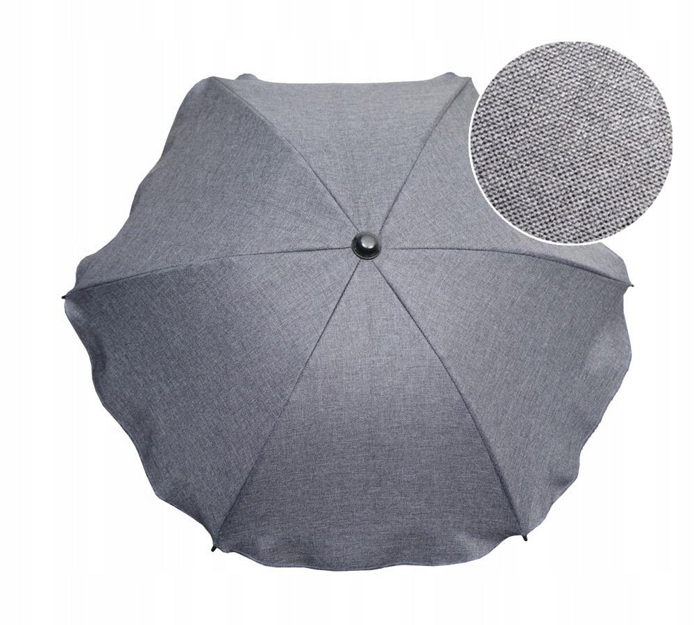 UNIVERSAL SUNSHADE FOR STROLLER LINEN WITH HANDLE UV FILTER 50+