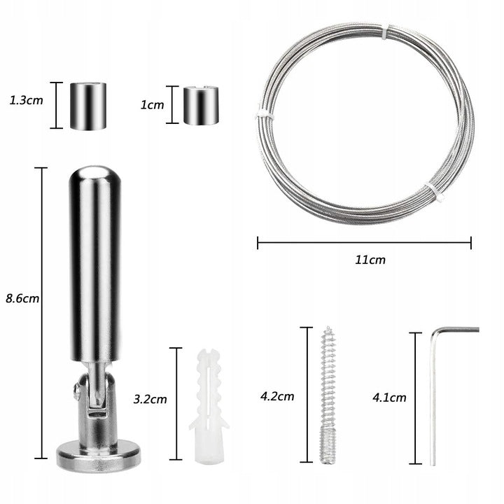 UNIVERSAL WIRE FOR CURTAINS AND COVERS 5M STEEL