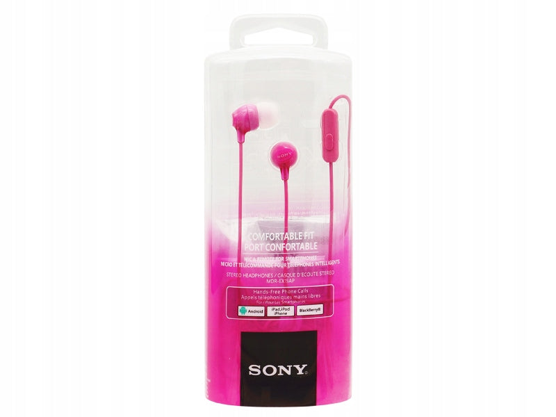 UNIVERSAL WIRED HEADPHONES SONY MDR-EX15AP WITH MICROPHONE 3,5mm Brand Sony