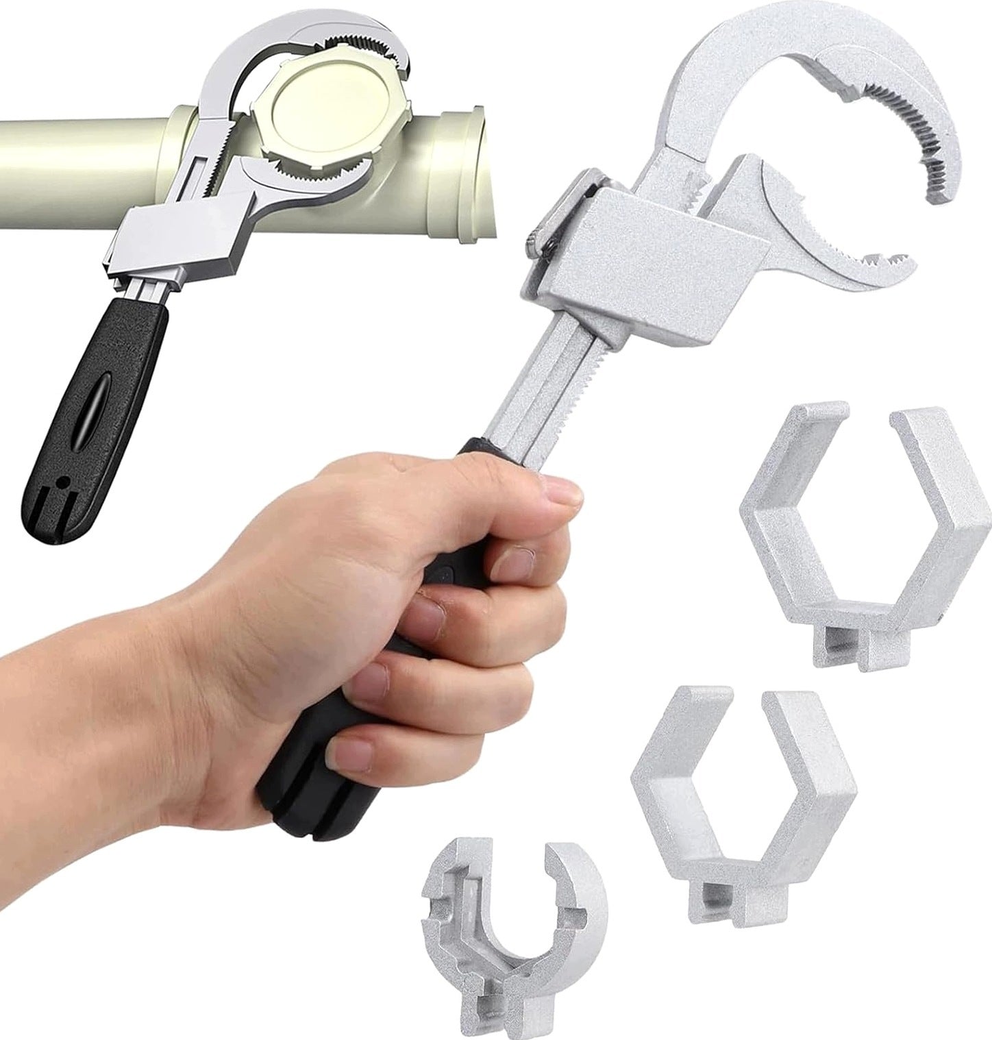 UNIVERSAL WRENCH ADJUSTABLE 27CM DOUBLE-SIDED MULTIFUNCTIONAL TOOL