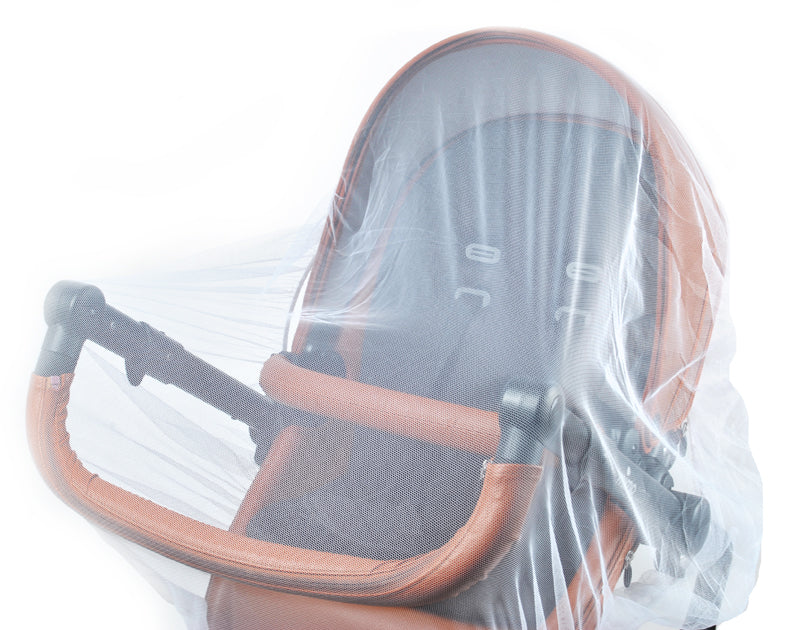 UNIVERSAL mosquito net for a stroller, gondola, transparent, white Brand no brand