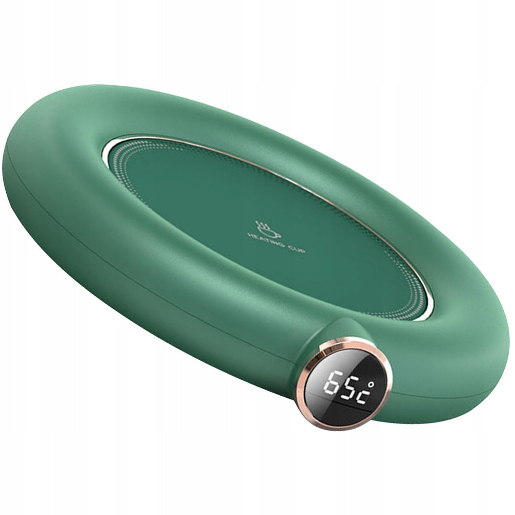 UNIWERSALNY PODGRZEWACZ KUBKA USB ZIELONY, IDEALNY DO DOMU