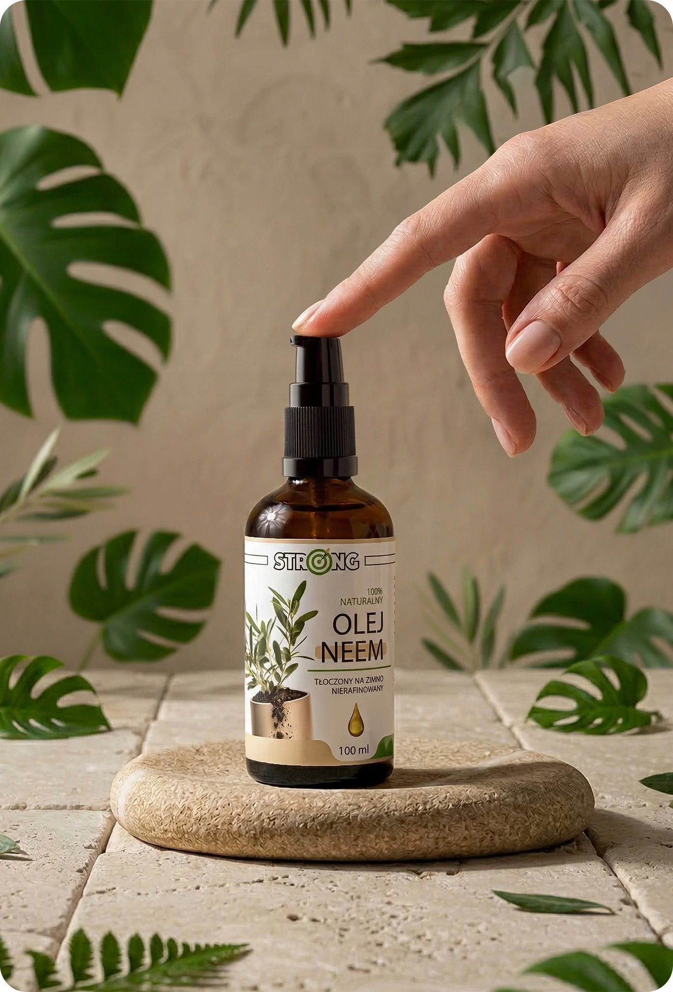 UNREFINED NEEM OIL 100 ML FOR PLANT PROTECTION NATURAL STRONG Manufacturer code 3659
