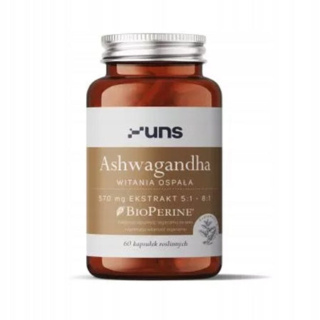 UNS Ashwagandha + BioPerine (60 Capsules)