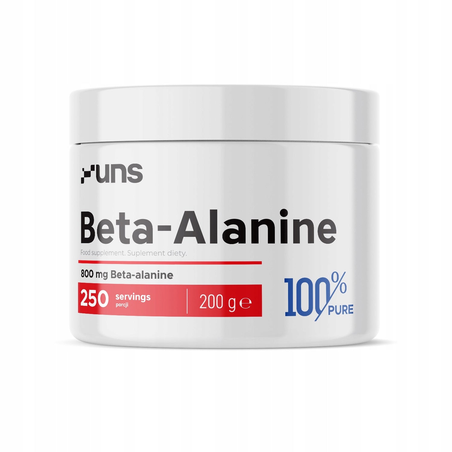 UNS BETA ALANINE 200 g - pure, pure 100%, strength, energy power