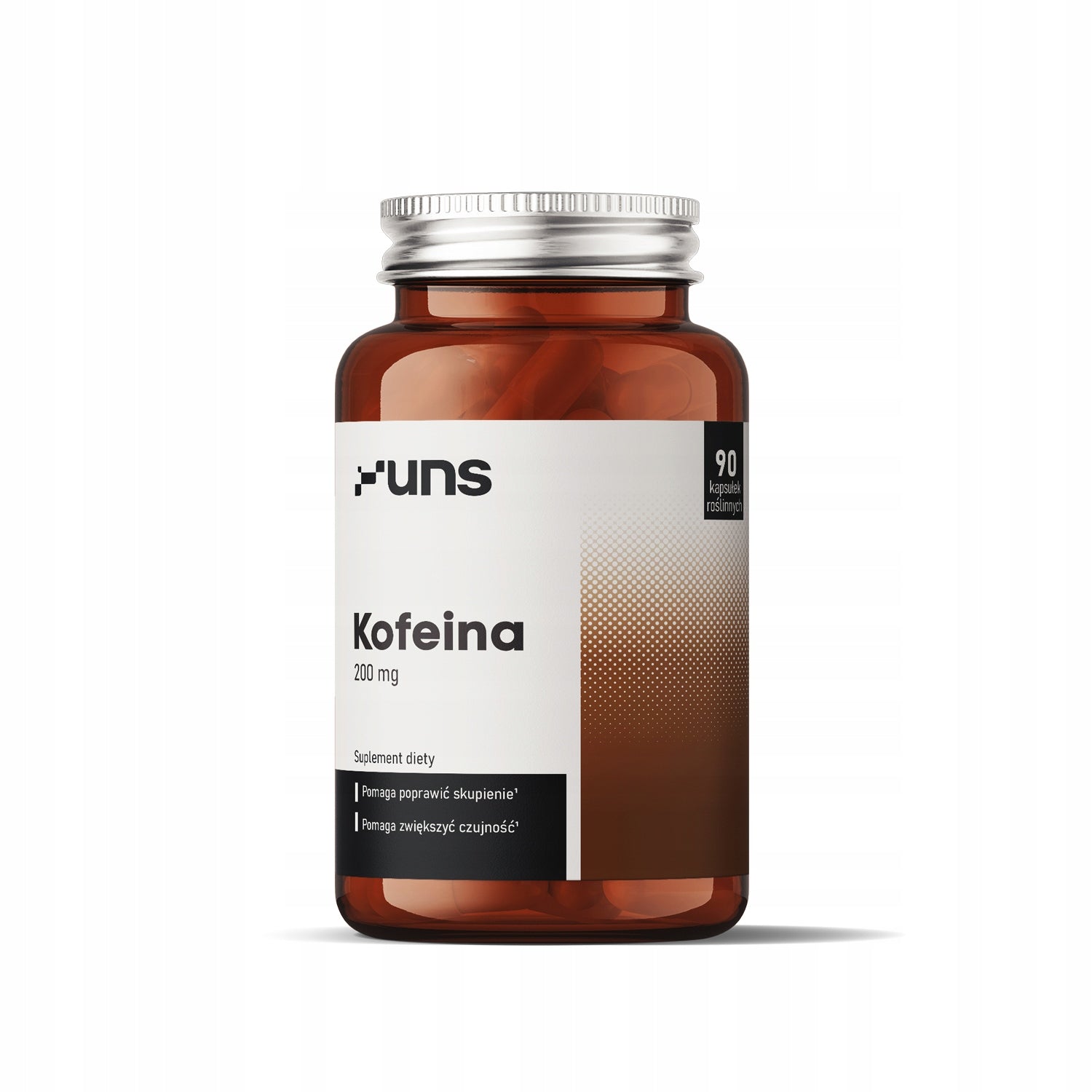 UNS CAFFEINE 90 vege kaps. Stimulation, energy, focus, concentration