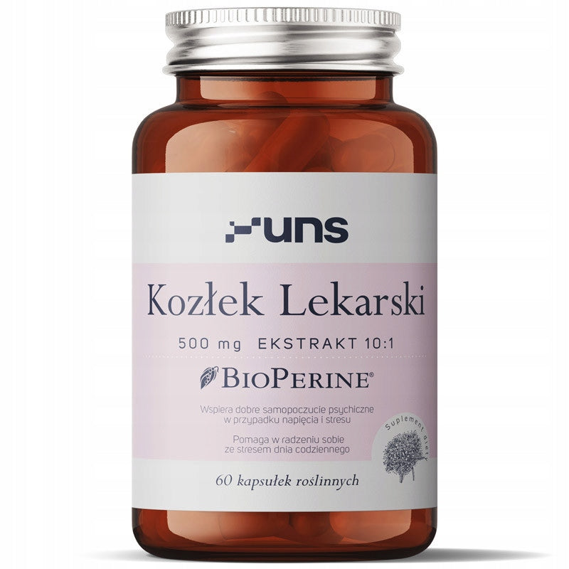 UNS Valerian 500mg Extract 10:1 60vegcaps