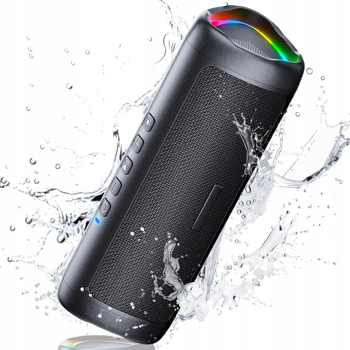 UOHHBOE C27 Wireless Bluetooth Speaker 5.3 30m BASS RGB LED IPX5