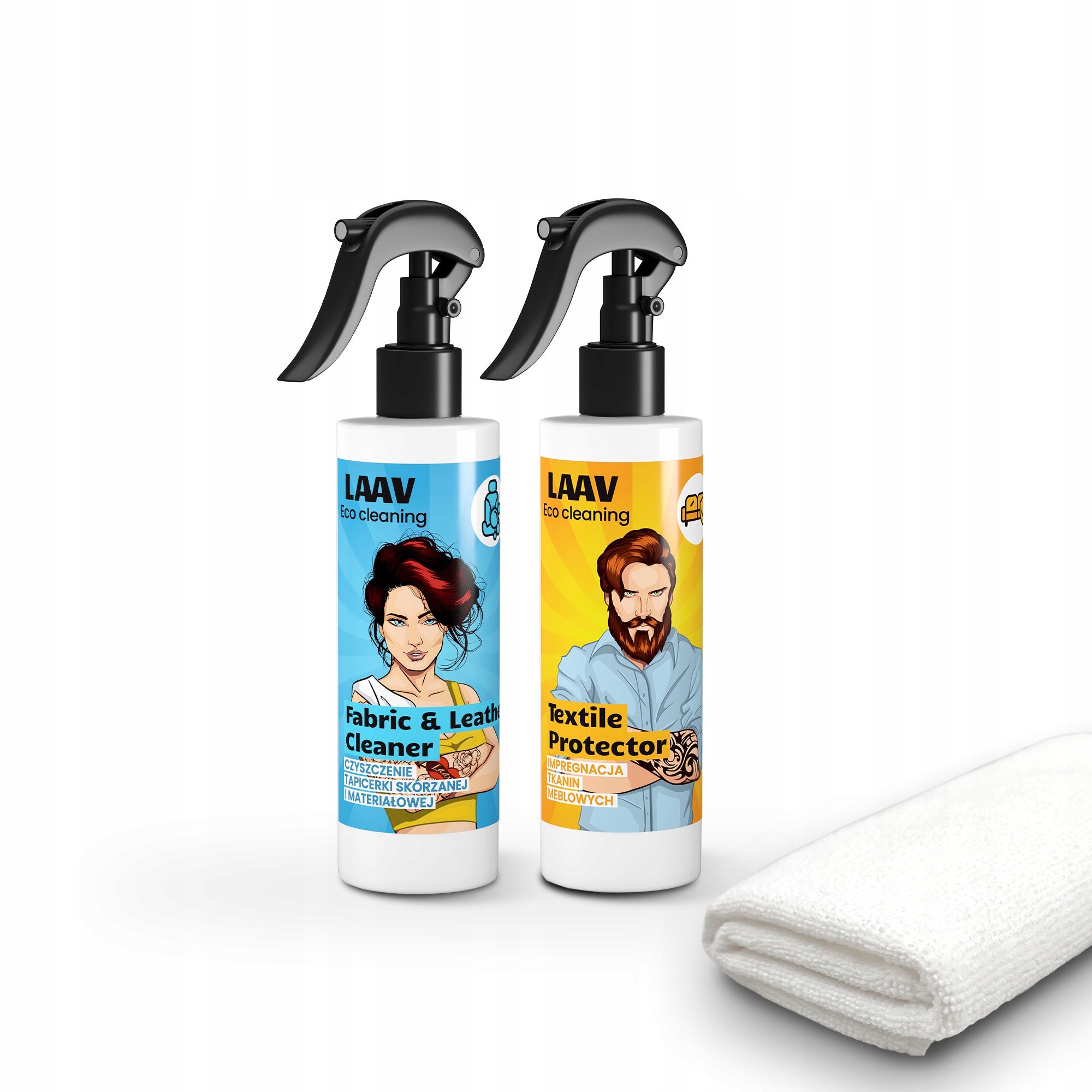 UPHOLSTERY CAR SEAT CLEANING KIT LAAV + FREEBIE