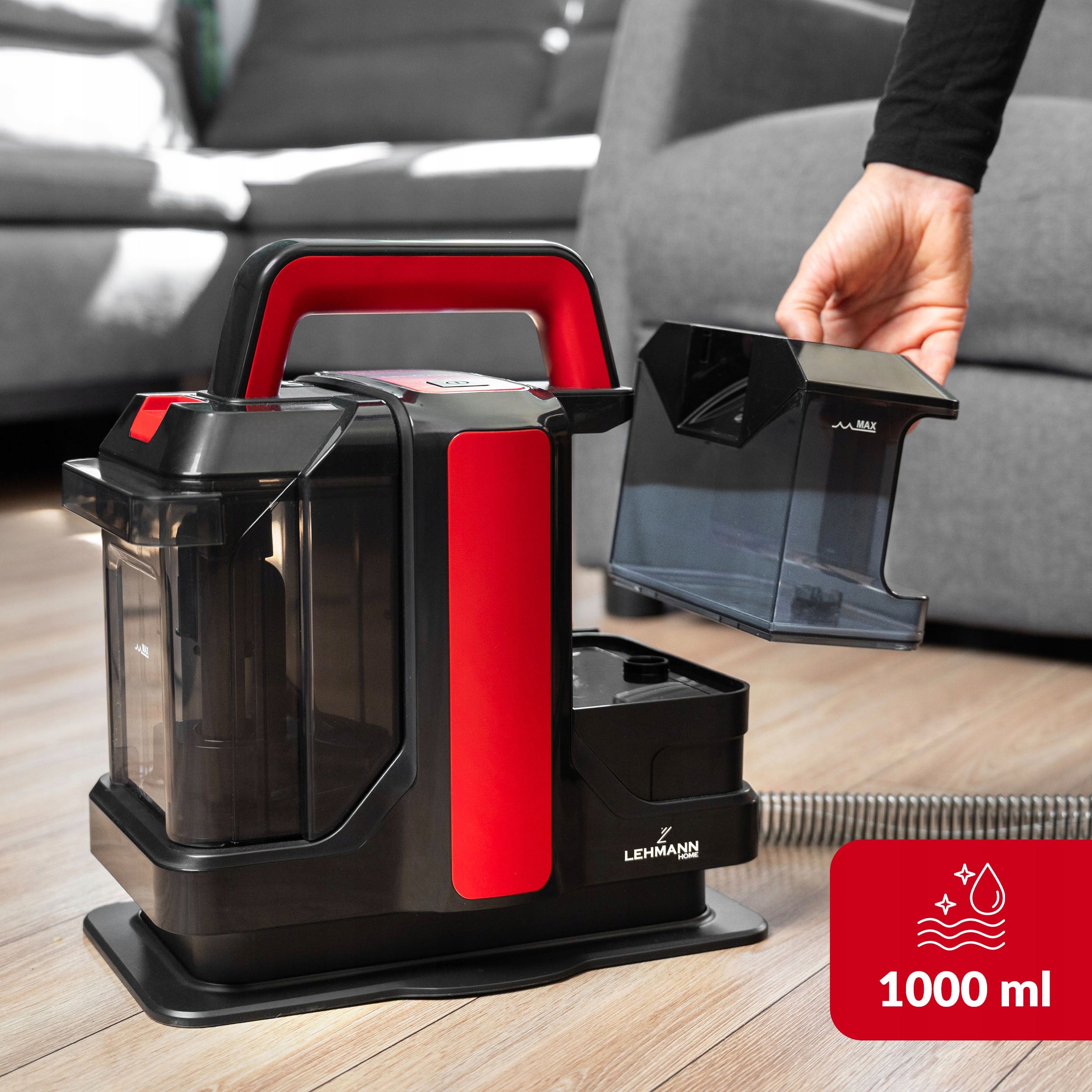 UPHOLSTERY CARPET WASHING VACUUM CLEANER WET DRY WASHING WITH WARM WATER STRONG Brand Lehmann