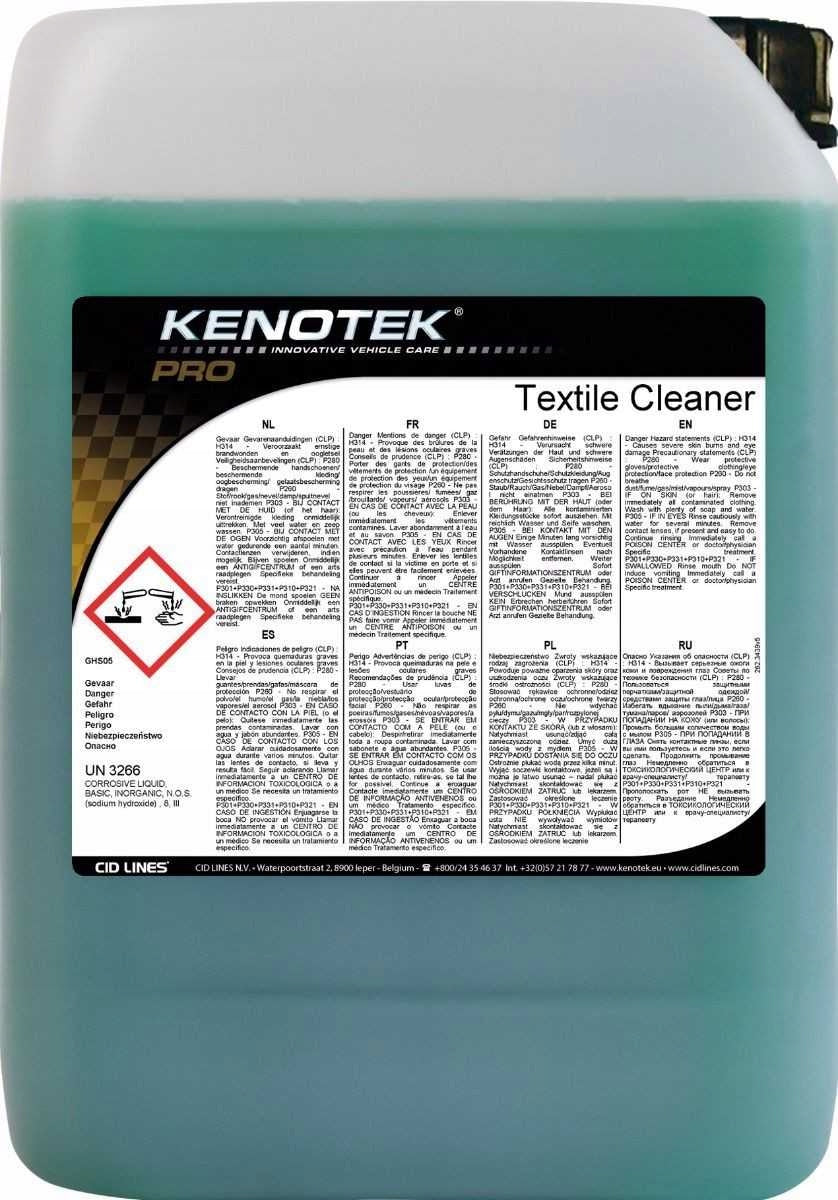 UPHOLSTERY CLEANER KENOTEK TEXTILE CLEANER