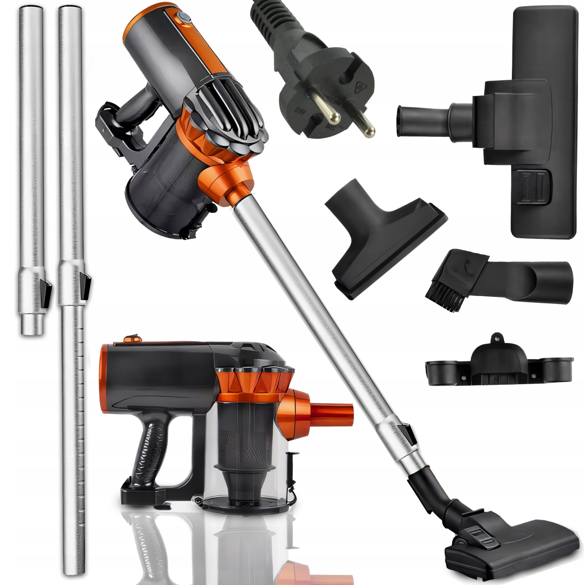 UPRIGHT HANDHELD CYCLONE VACUUM CLEANER BAGLESS STRONG 650W 5IN1 HANDY 5M Packaging status original