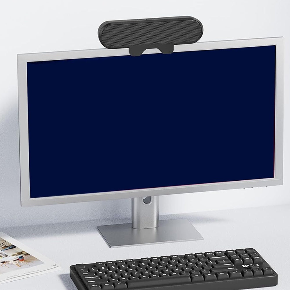 USB 10W STEREO SPEAKER WITH VOLUME CONTROL, MONITOR CLIP Brand no brand